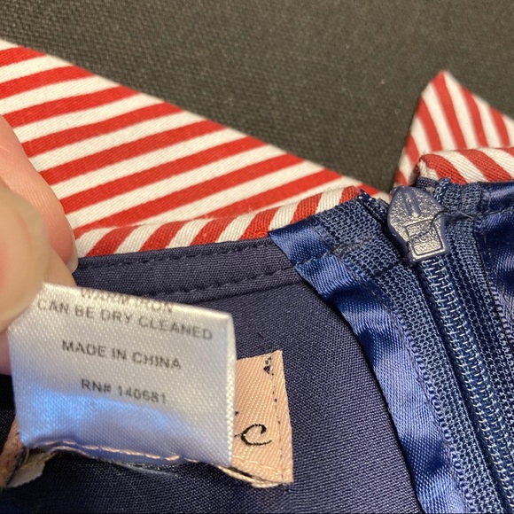 Iconic Sailor Dress 4XL Vintage Style Navy Red/Wh - Picture 9 of 10